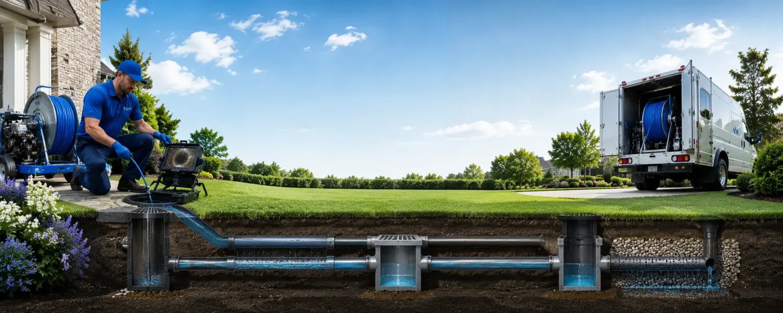 Outdoor drain cleaning information for Fenwick, WV